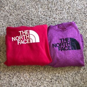 Two North Face Hoodies